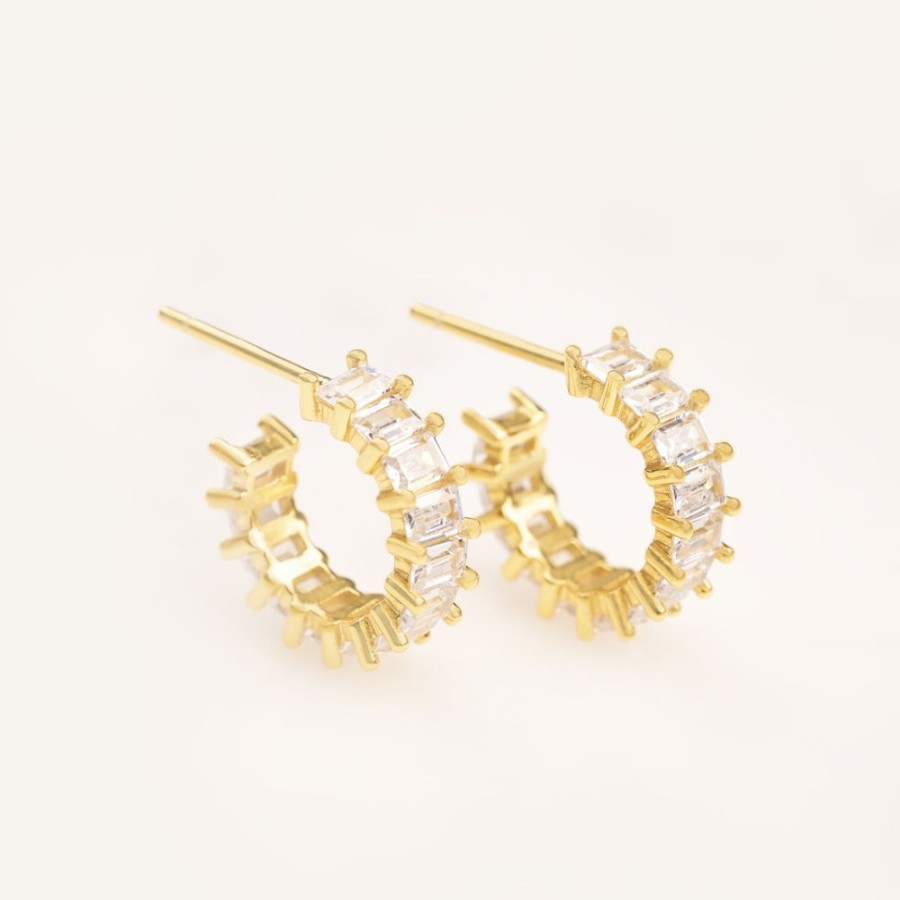 Joyas Bohoo Accesorios Todo Aretes | Aretes Glowy Dorado