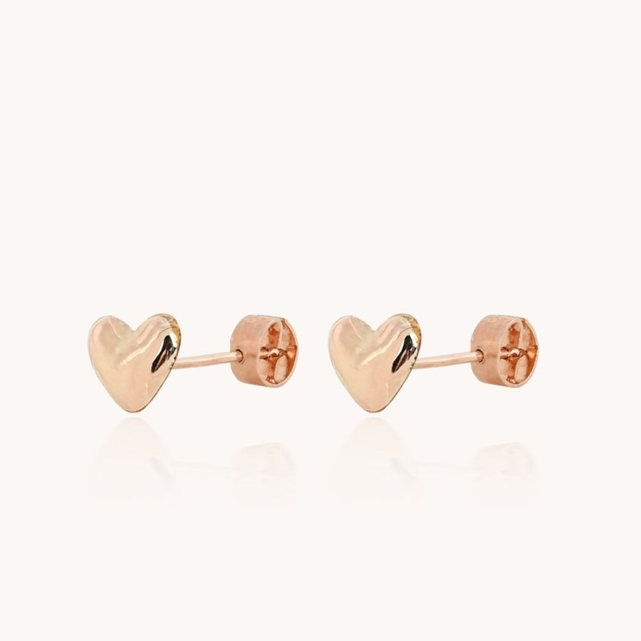 Joyas Bohoo Accesorios Todo Aretes | Abridor Corazon Para Bebe Dorado