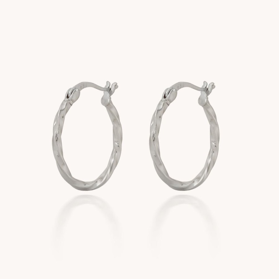 Joyas Bohoo Accesorios Todo Aretes | Aretes Double Twist