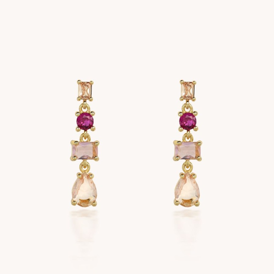 Joyas Bohoo Accesorios Colgantes | Aretes Precious Dorado