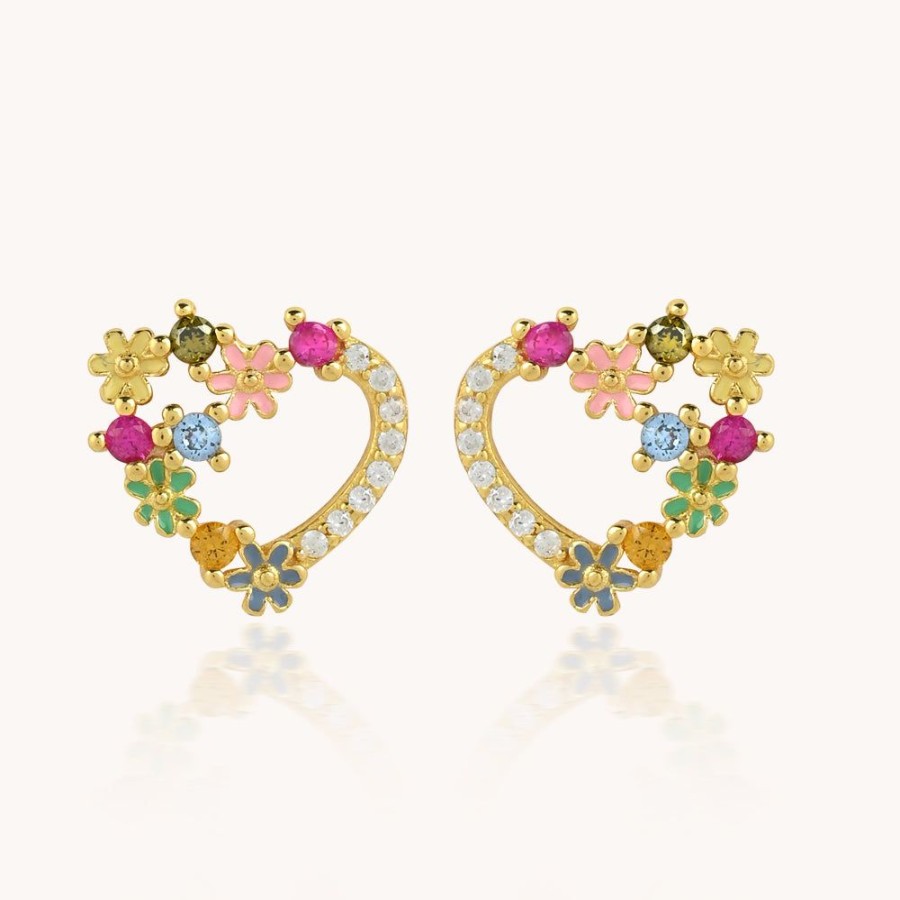 Joyas Bohoo Accesorios Mini Y Studs | Aretes Ibis Dorado