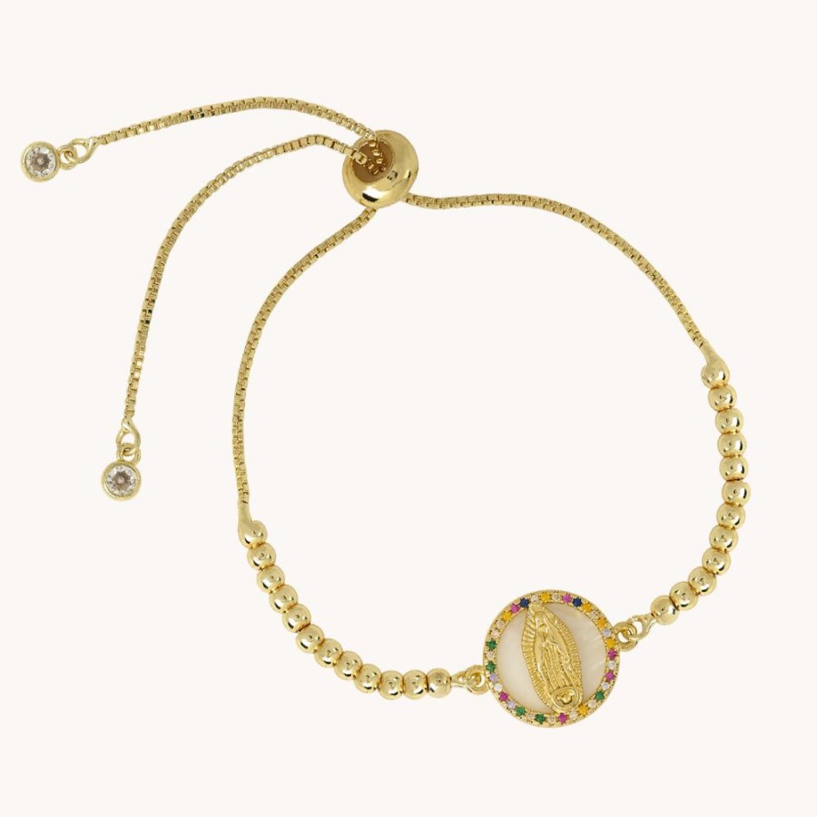 Joyas Bohoo Accesorios Regulables | Pulsera Guadalupe Dorado