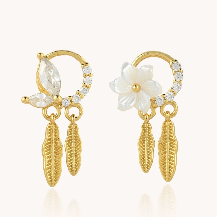 Joyas Bohoo Accesorios Todo Aretes | Arete Eleonor Dorado