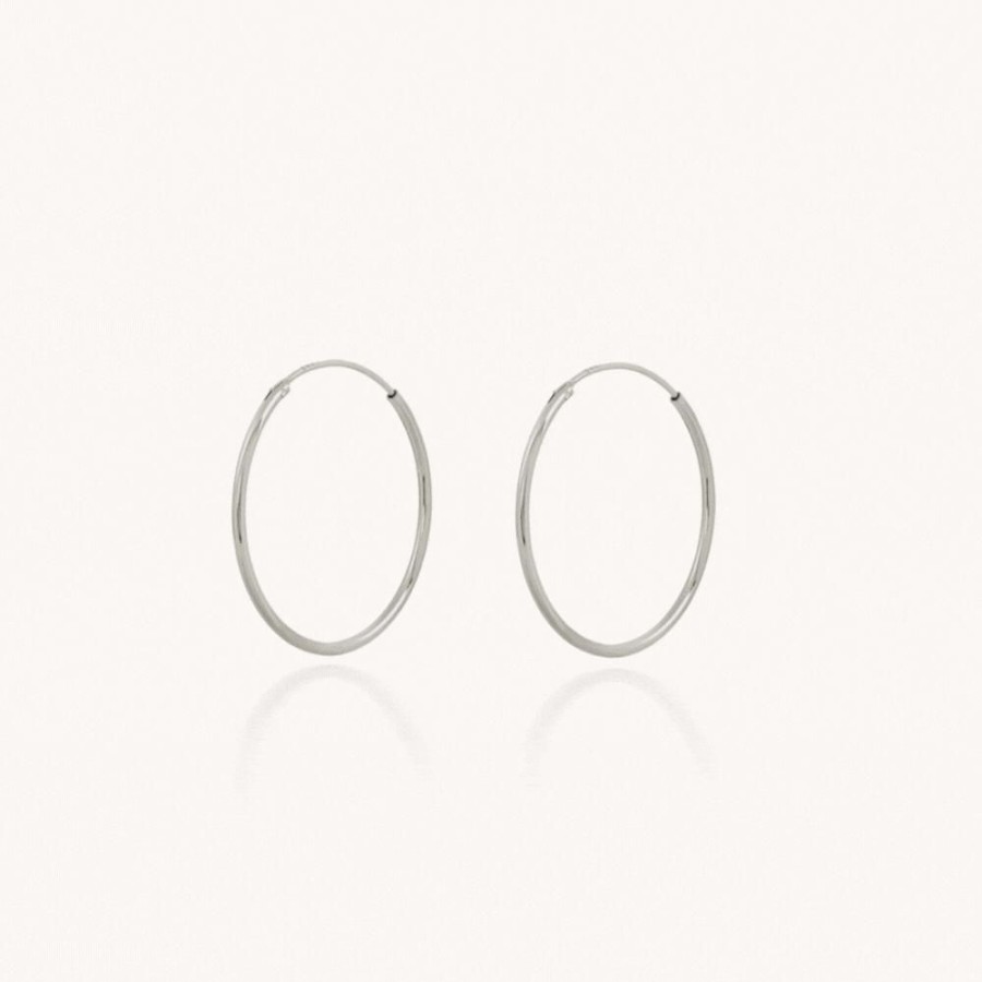 Joyas Bohoo Accesorios Todo Aretes | Argollas Delgadas Lucy