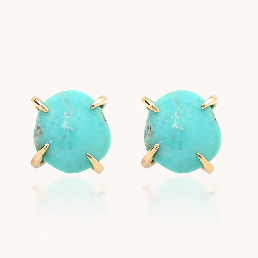 Joyas Bohoo Accesorios Mini Y Studs | Aretes Turquoise Turquesa