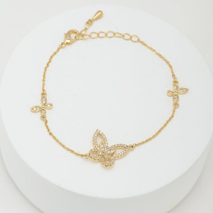 Joyas Bohoo Accesorios Pulseras Con Broche | Pulsera Elodie Dorado