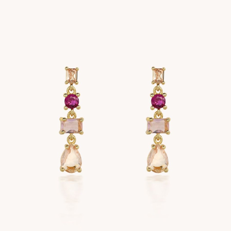 Joyas Bohoo Accesorios Todo Aretes | Aretes Precious Dorado