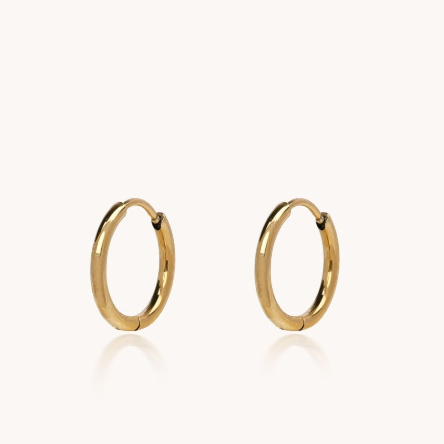 Joyas Bohoo Accesorios Argollas | Aretes Simple Golden