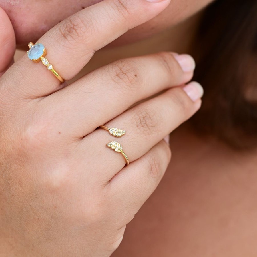 Joyas Bohoo Accesorios Regulables | Anillo Golden Leafs