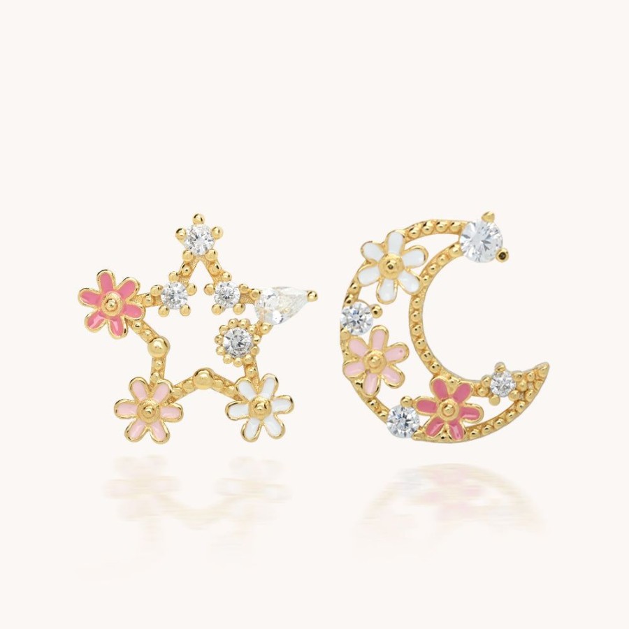 Joyas Bohoo Accesorios Mini Y Studs | Aretes Ari Dorado