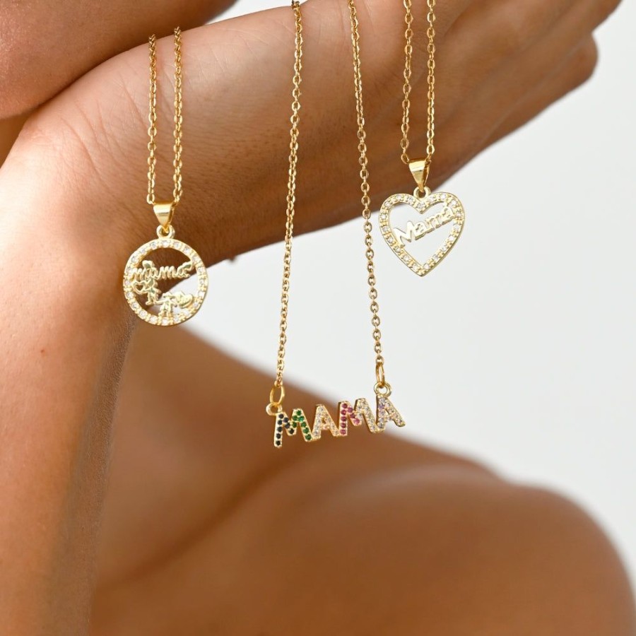 Joyas Bohoo Accesorios Cadenas | Collar Bright Mom Dorado