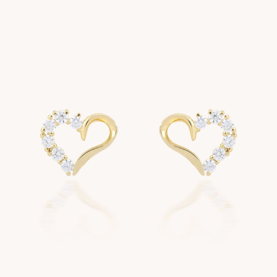 Joyas Bohoo Accesorios Mini Y Studs | Aretes Acacia Dorado