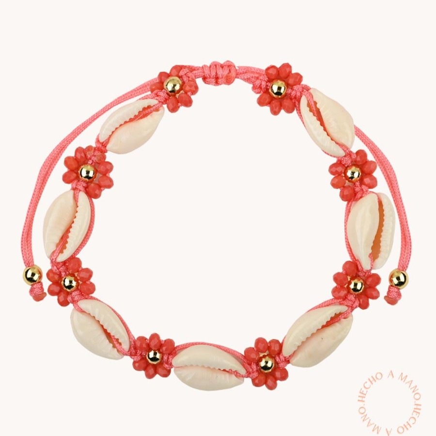 Joyas Bohoo Accesorios Tobilleras | Tobillera Caracola Coral