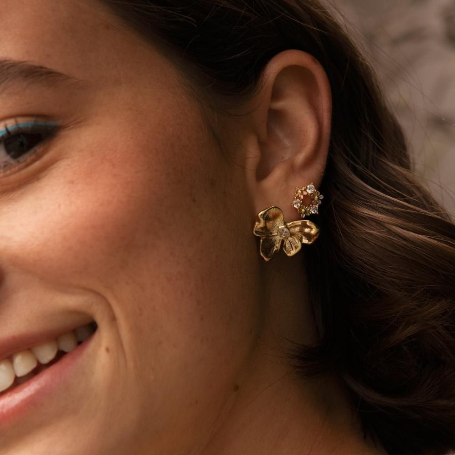 Joyas Bohoo Accesorios Todo Aretes | Aretes Iri Dorado