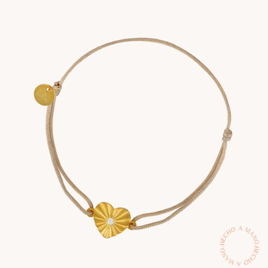 Joyas Bohoo Accesorios Hilo | Pulsera Love Me Beige