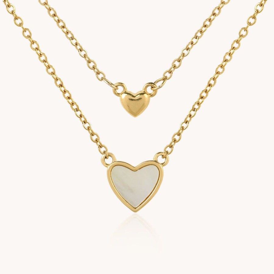 Joyas Bohoo Accesorios Todo Collares | Collar Priceless Love Dorado