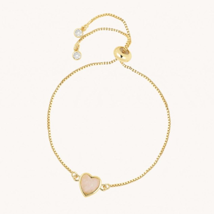 Joyas Bohoo Accesorios Regulables | Pulsera Gemstone Heart