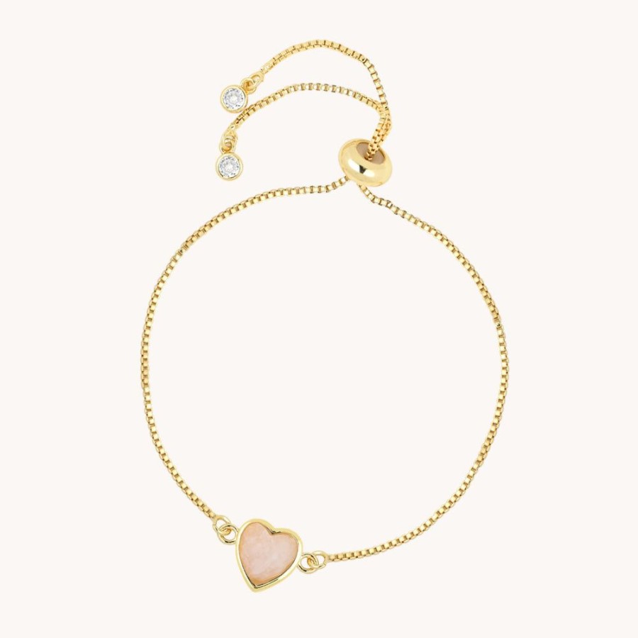 Joyas Bohoo Accesorios Regulables | Pulsera Gemstone Heart