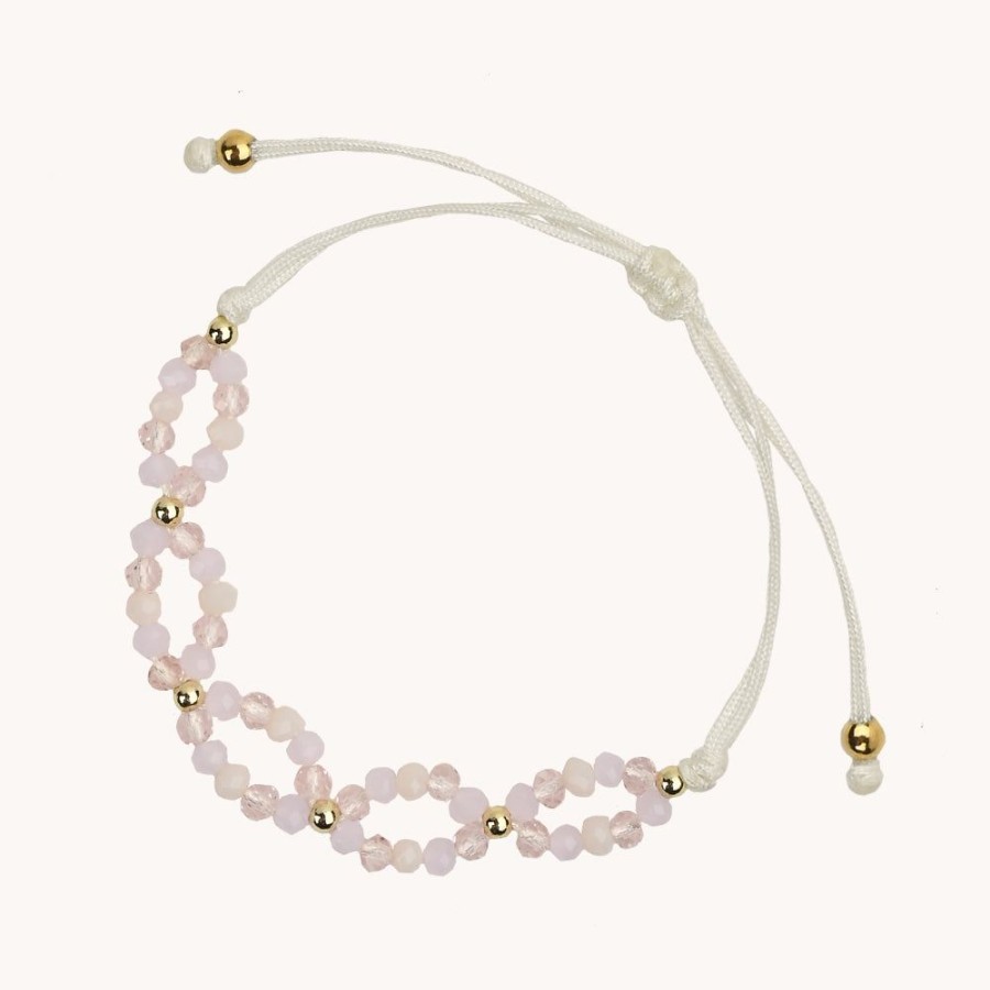 Joyas Bohoo Accesorios Hilo | Pulsera Plenitud Rosado