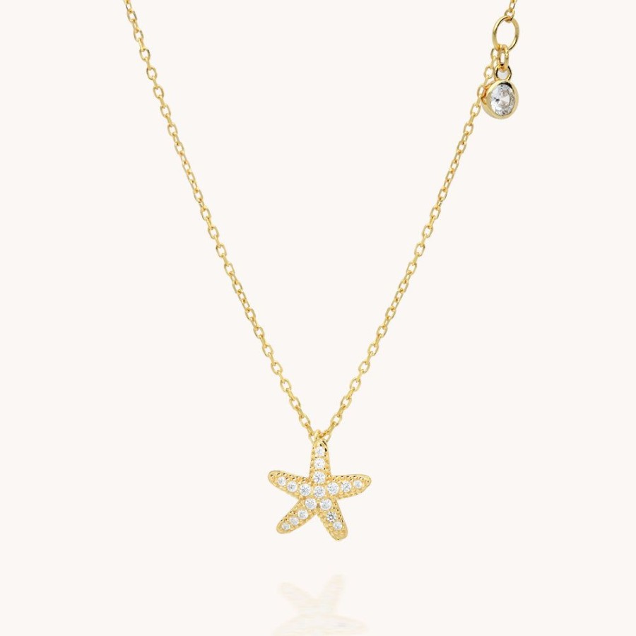 Joyas Bohoo Accesorios Todo Collares | Collar Starfish Dorado