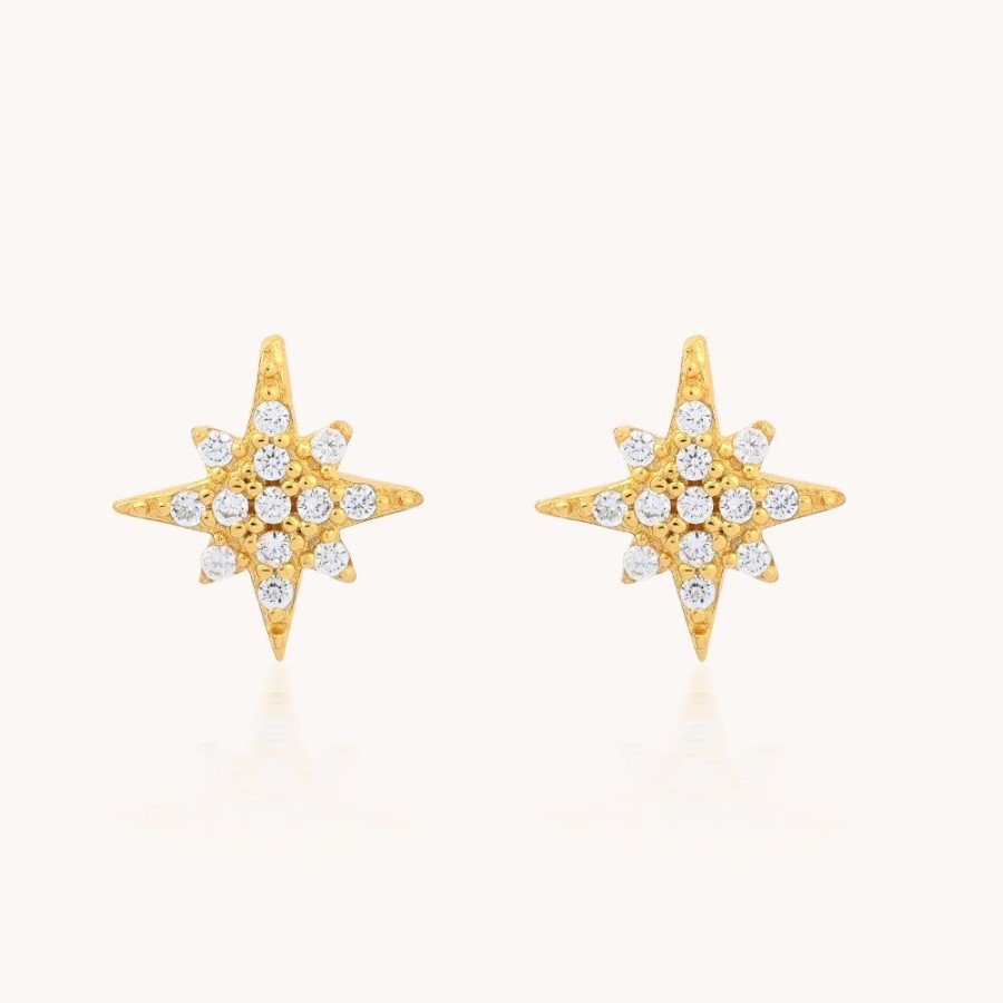 Joyas Bohoo Accesorios Todo Aretes | Aretes Twinkle Dorado