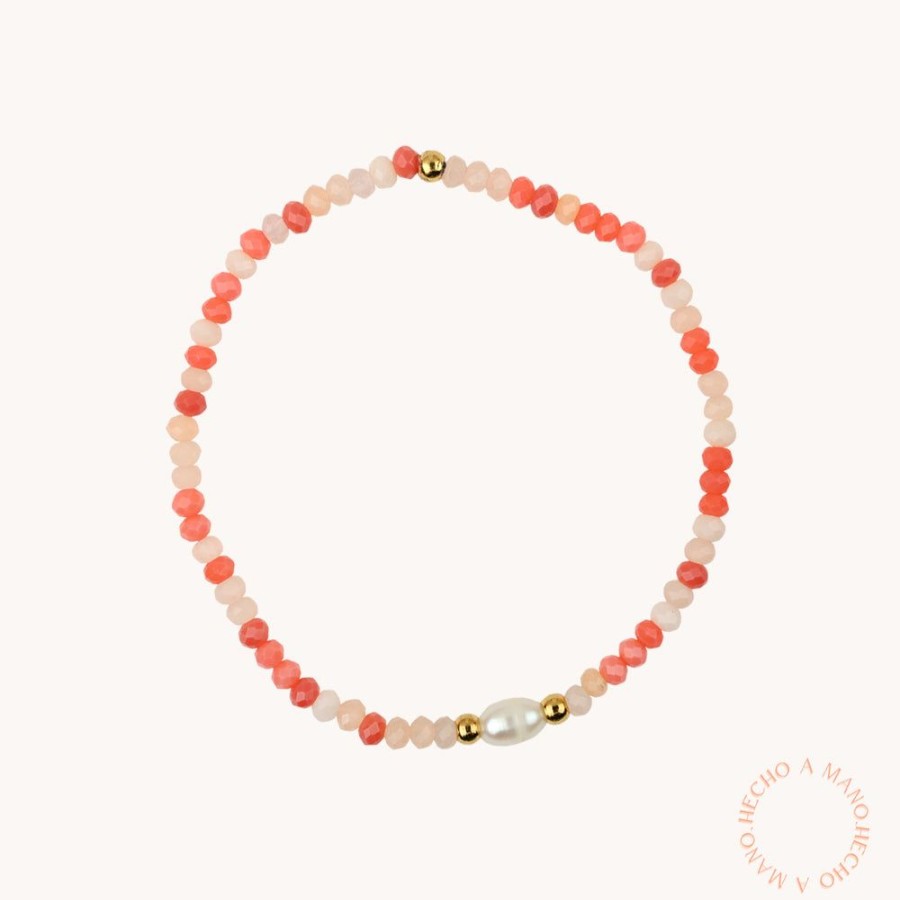 Joyas Bohoo Accesorios Elasticas | Pulsera Coral