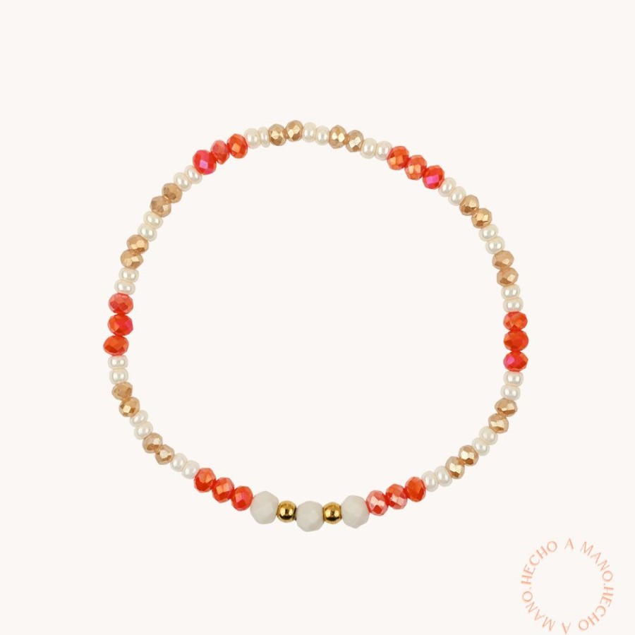 Joyas Bohoo Accesorios Elasticas | Pulsera Coral