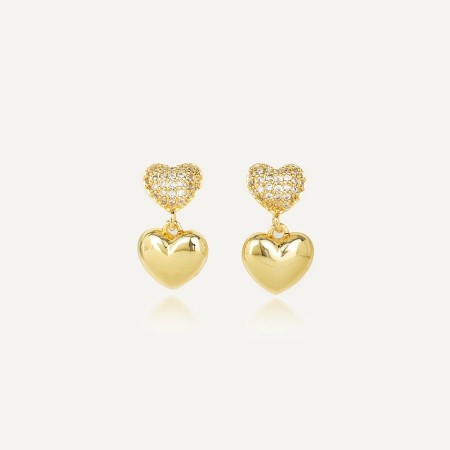 Joyas Bohoo Accesorios Todo Aretes | Aretes Amorette Dorado