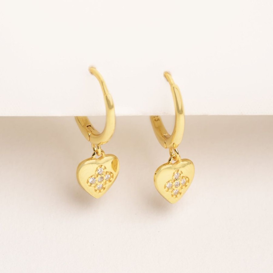 Joyas Bohoo Accesorios Argollas | Aretes Zoe Dorado