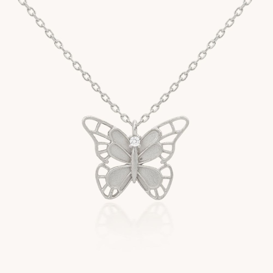 Joyas Bohoo Accesorios Cadenas | Collar My Butterfly Plateado