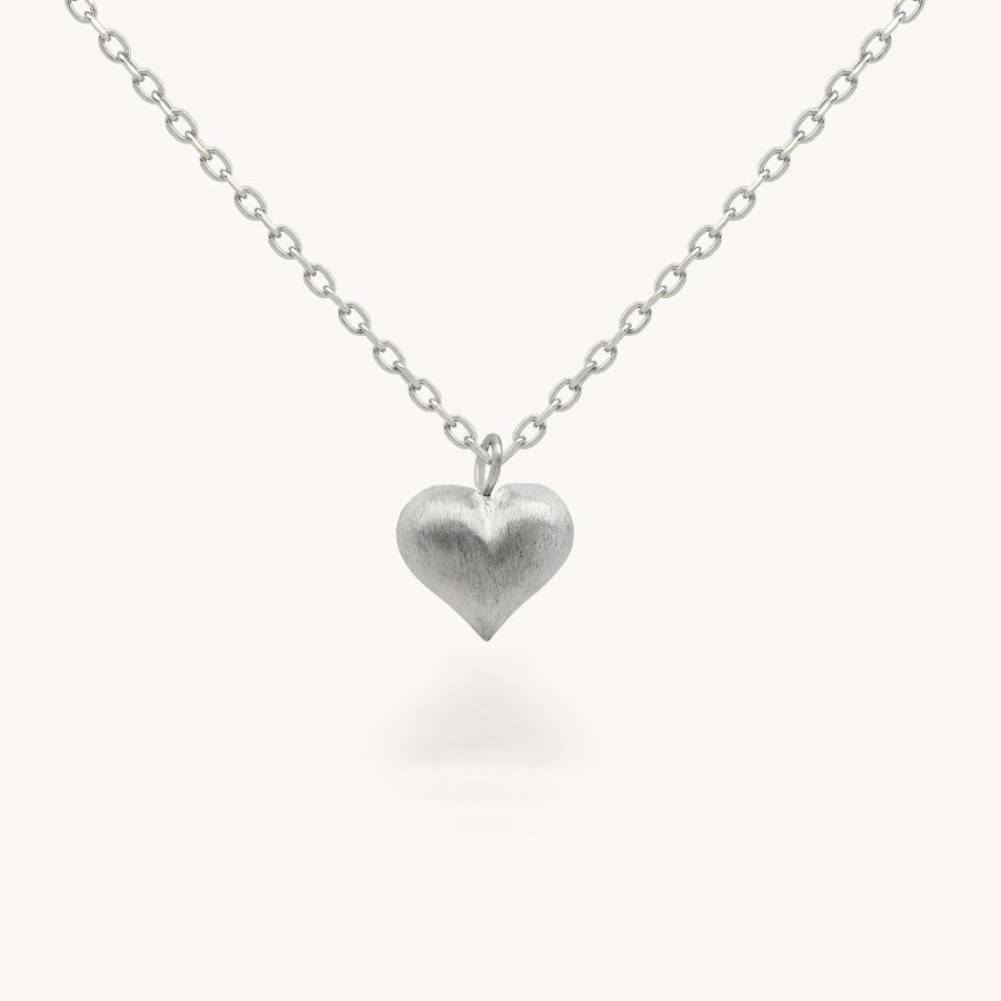 Joyas Bohoo Accesorios Todo Collares | Collar Silver Heart Plateado