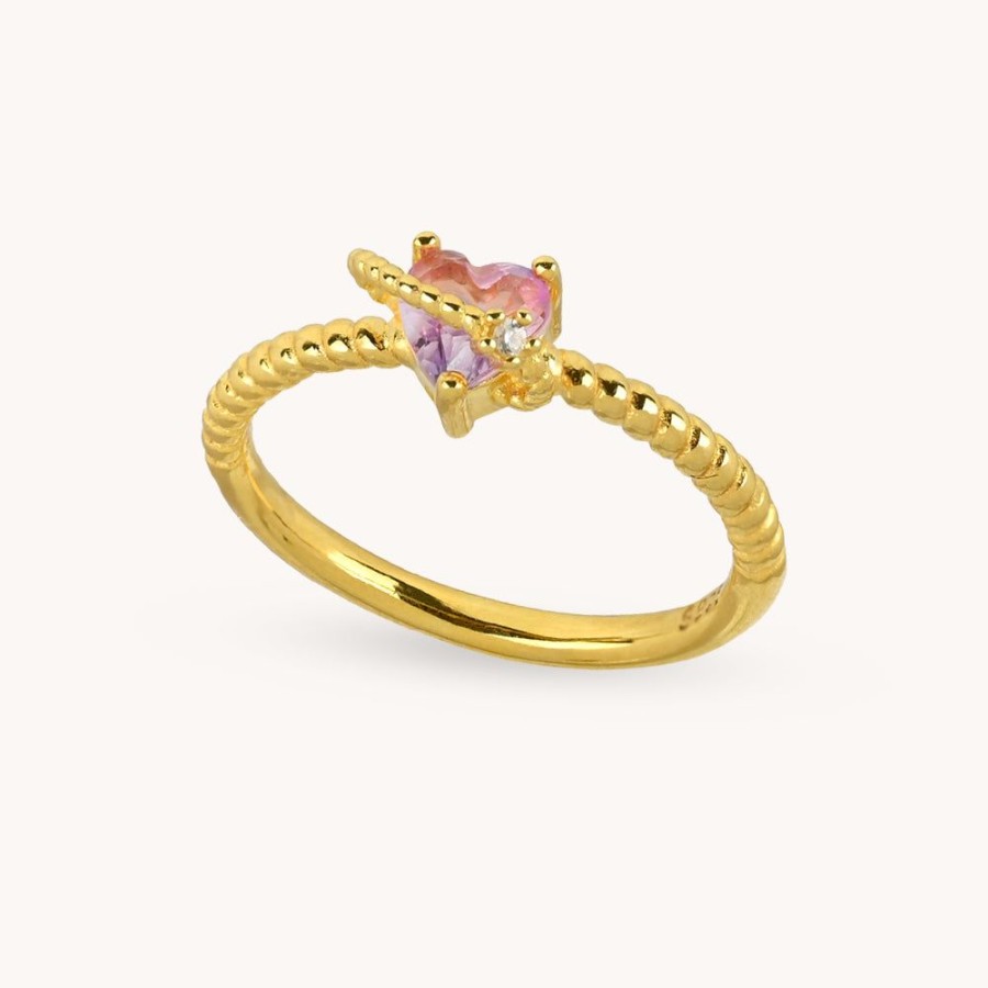 Joyas Bohoo Accesorios Todo Anillos | Anillo Love´S Around Golden