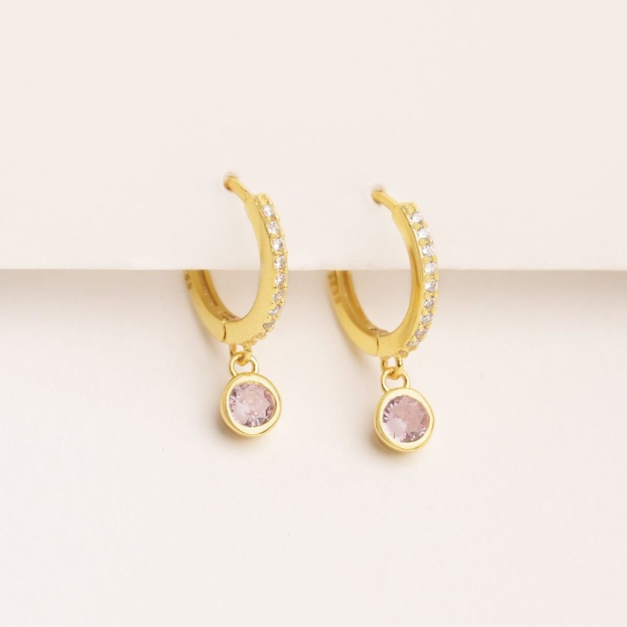 Joyas Bohoo Accesorios Argollas | Aretes Pinky Dot Dorado