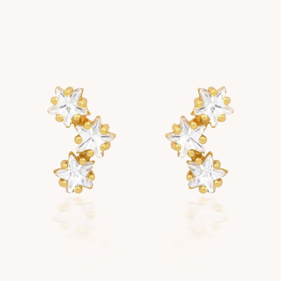 Joyas Bohoo Accesorios Mini Y Studs | Aretes Mel Dorado