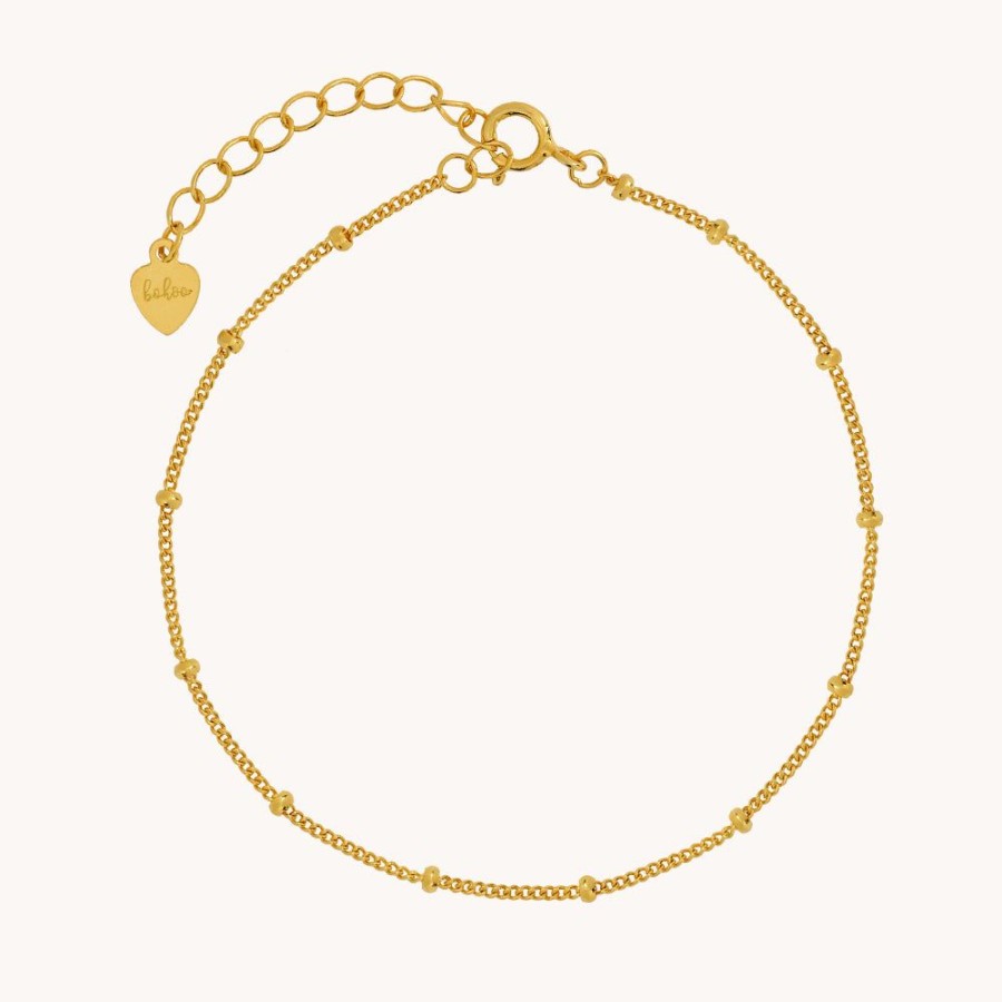 Joyas Bohoo Accesorios Pulseras Con Broche | Pulsera Golden Circle Dorado