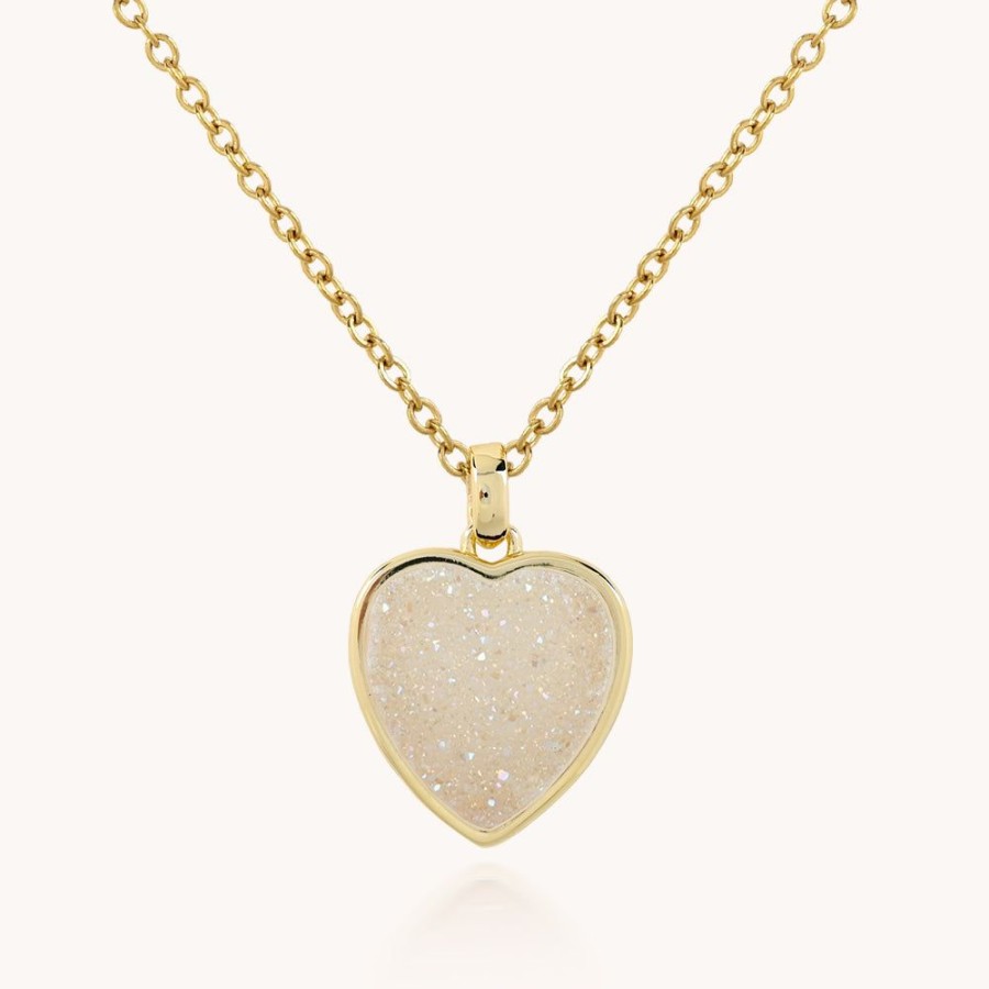 Joyas Bohoo Accesorios Cadenas | Collar Corazon Agata Mediun