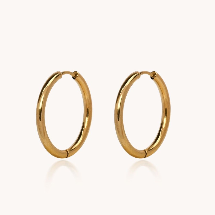 Joyas Bohoo Accesorios Todo Aretes | Aretes Simple Golden