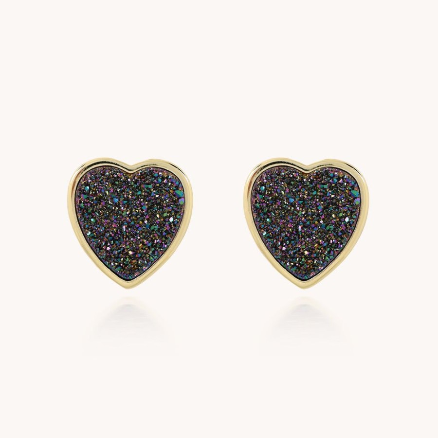 Joyas Bohoo Accesorios Mini Y Studs | Mini Corazon De Agata