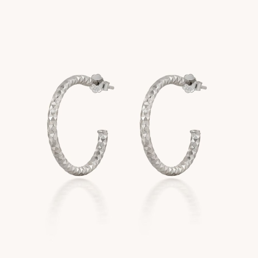 Joyas Bohoo Accesorios Todo Aretes | Aretes Silver Ring