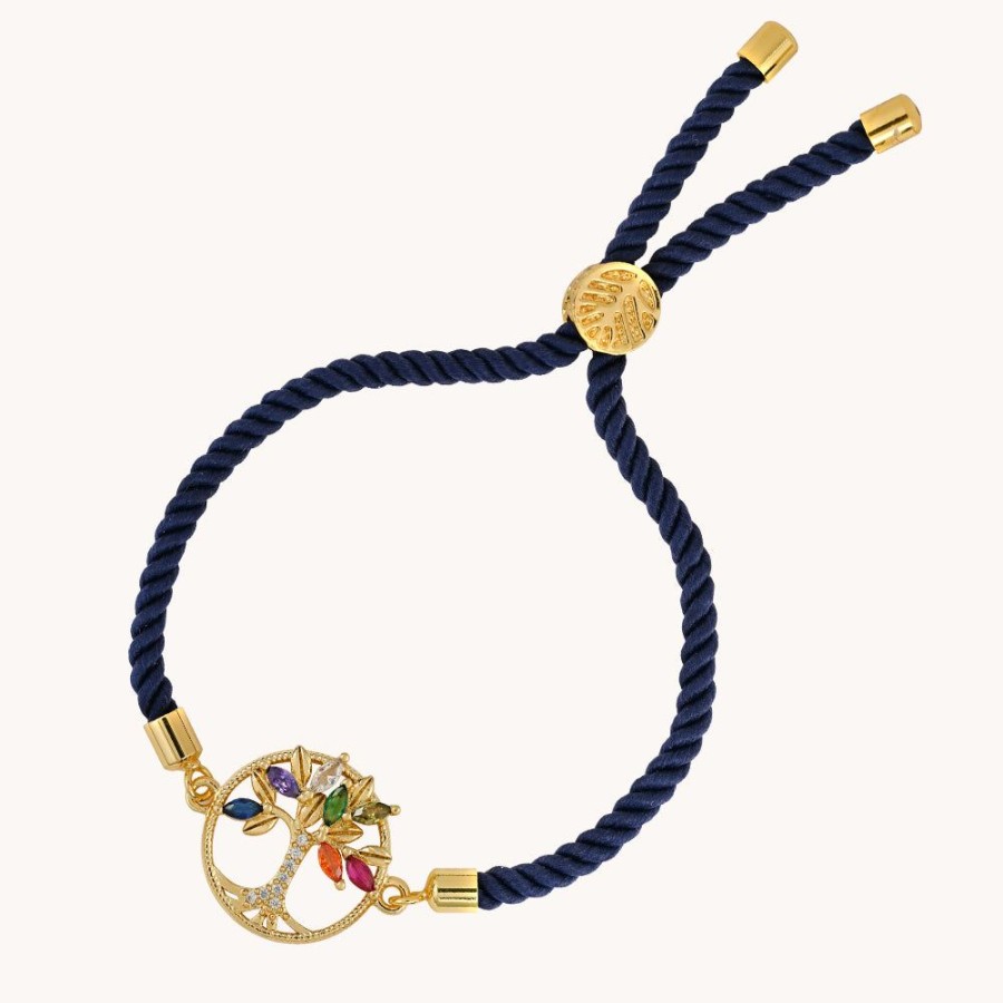 Joyas Bohoo Accesorios Pulseras Con Cordon | Pulsera Malva Azul