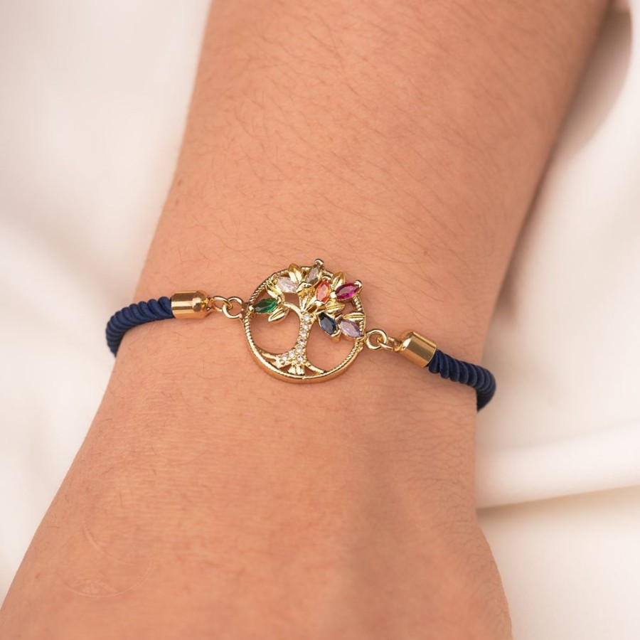 Joyas Bohoo Accesorios Pulseras Con Cordon | Pulsera Malva Azul