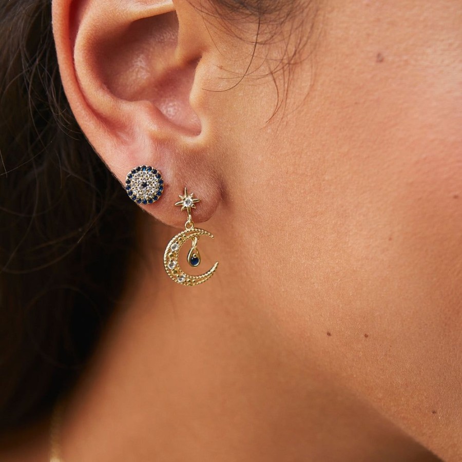 Joyas Bohoo Accesorios Mini Y Studs | Aretes Briggite Dorado