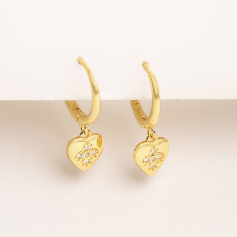 Joyas Bohoo Accesorios Todo Aretes | Aretes Zoe Dorado