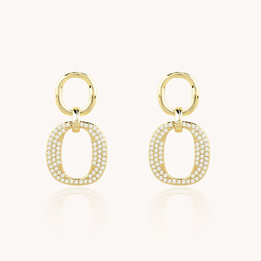 Joyas Bohoo Accesorios Todo Aretes | Aretes Pirouette Dorado