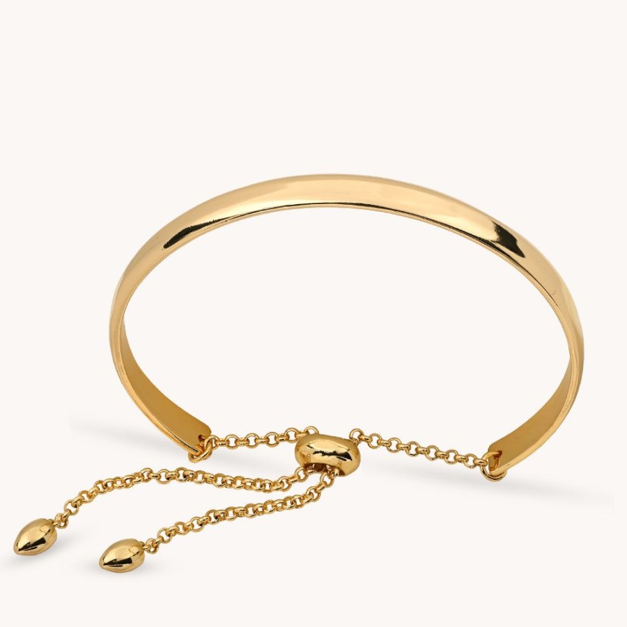 Joyas Bohoo Accesorios Todo Pulseras | Pulsera Golden Cord Dorado