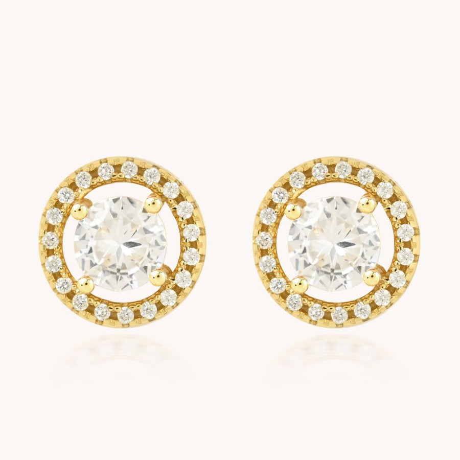 Joyas Bohoo Accesorios Todo Aretes | Aretes Golden Light Dorado