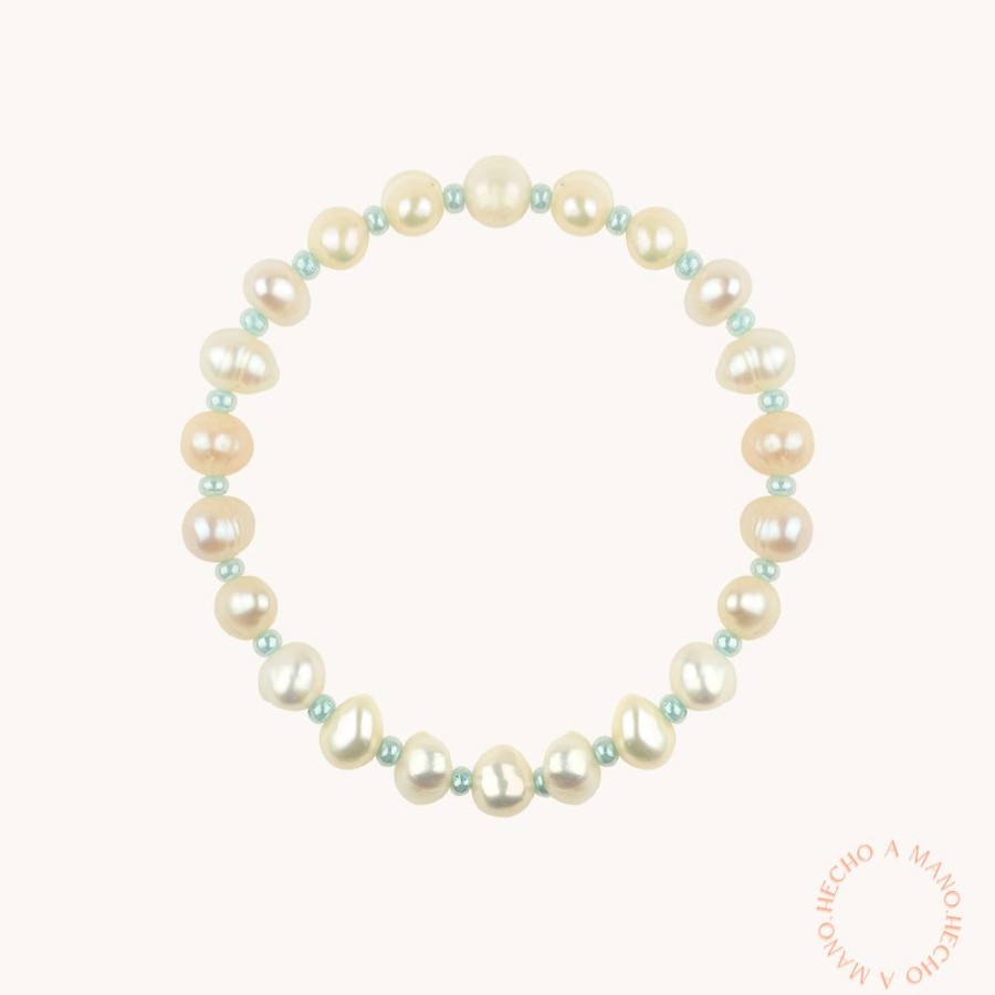 Joyas Bohoo Accesorios Todo Pulseras | Pulsera River Pearl Perla Natural