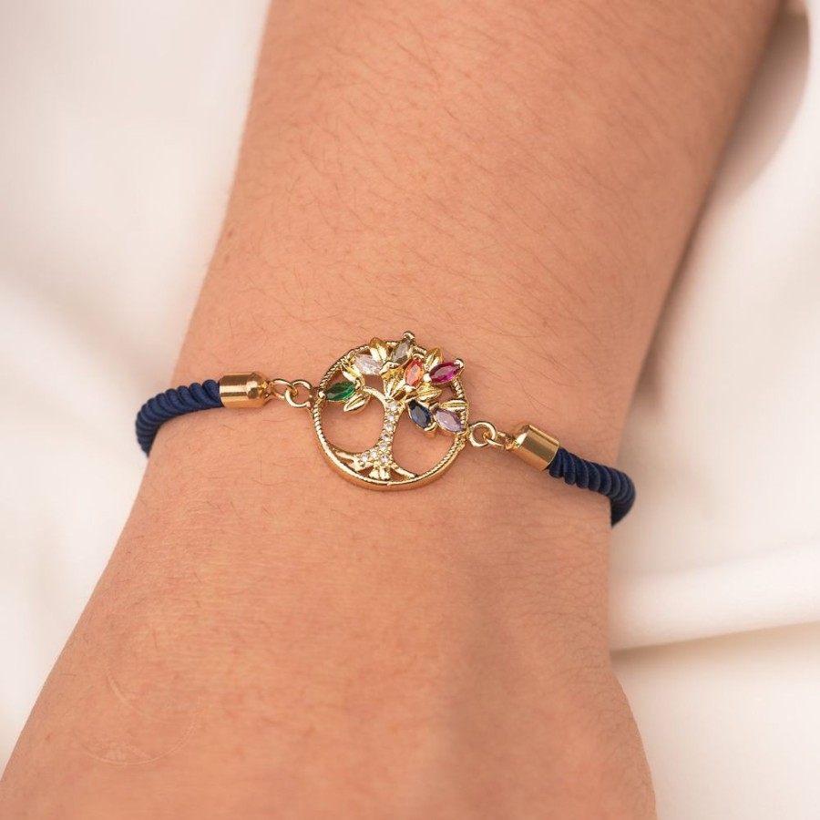 Joyas Bohoo Accesorios Todo Pulseras | Pulsera Malva Azul