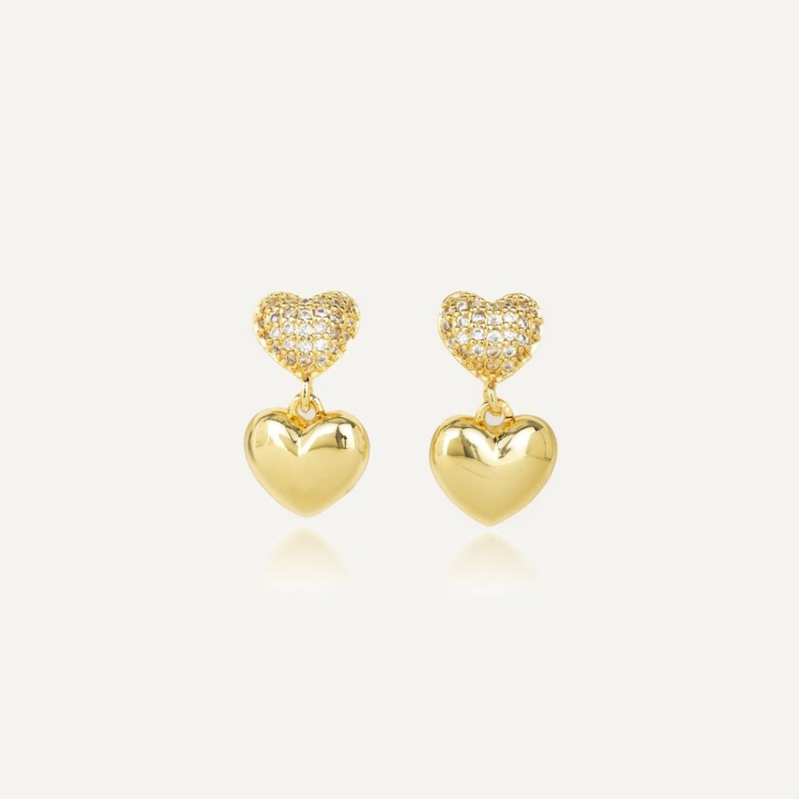 Joyas Bohoo Accesorios Mini Y Studs | Aretes Amorette Dorado