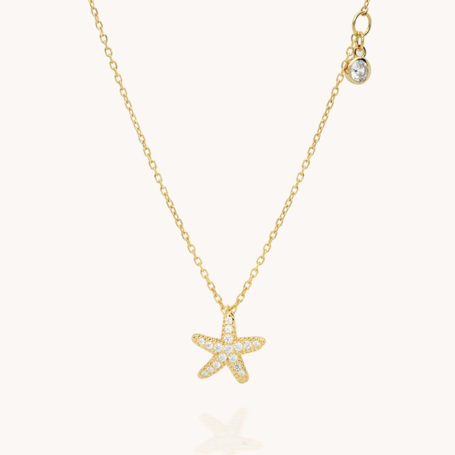 Joyas Bohoo Accesorios Cadenas | Collar Starfish Dorado